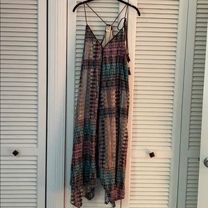 Anthropologie Multi Colored Handkerchief Dress